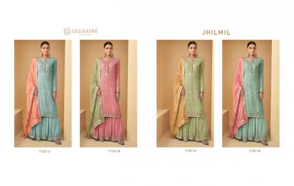 Gulkayra Jhilmil Georgette Designer Salwar Suit Collection